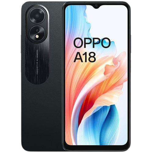 OPPO A18 4GB/128GB GLOWING BLACK