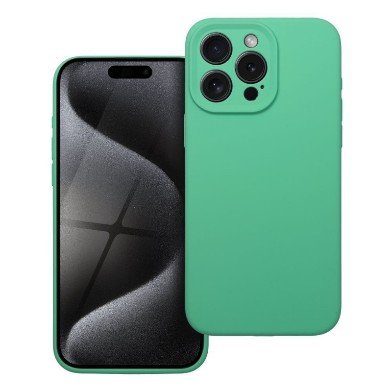 CAPA FORCELL SILICONE 2mm IPHONE 15 PRO Max MINT