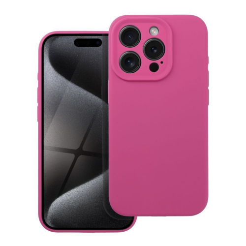 CAPA FORCELL SILICONE 2mm IPHONE 15 PRO Max ROSA