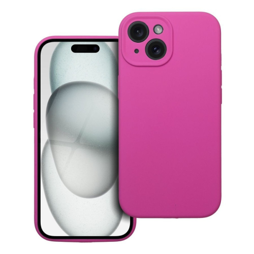 CAPA FORCELL SILICONE 2mm IPHONE 15 ROSA