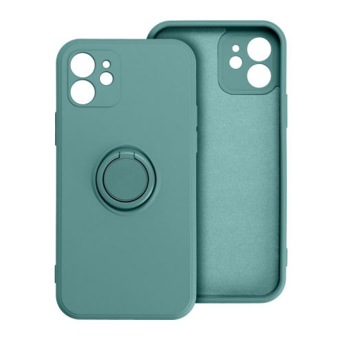 CAPA FORCELL SILICONE RING IPHONE 15 VERDE
