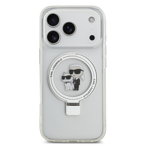 CAPA KARL LAGERFELD SILICONE CHOUPETTE MAGSAFE IPHONE 17 PRO CLEAR