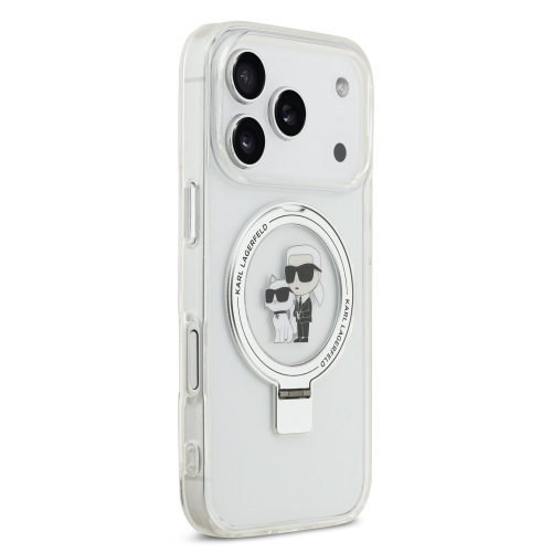 CAPA KARL LAGERFELD SILICONE CHOUPETTE MAGSAFE IPHONE 17 PRO CLEAR