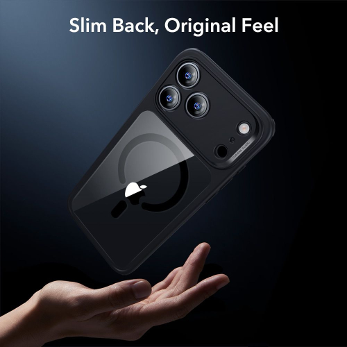 PACK ESR CAPA HYBRID MAGSAFE + PELICULA IPHONE 17 PRO MAX CLEAR BLACK