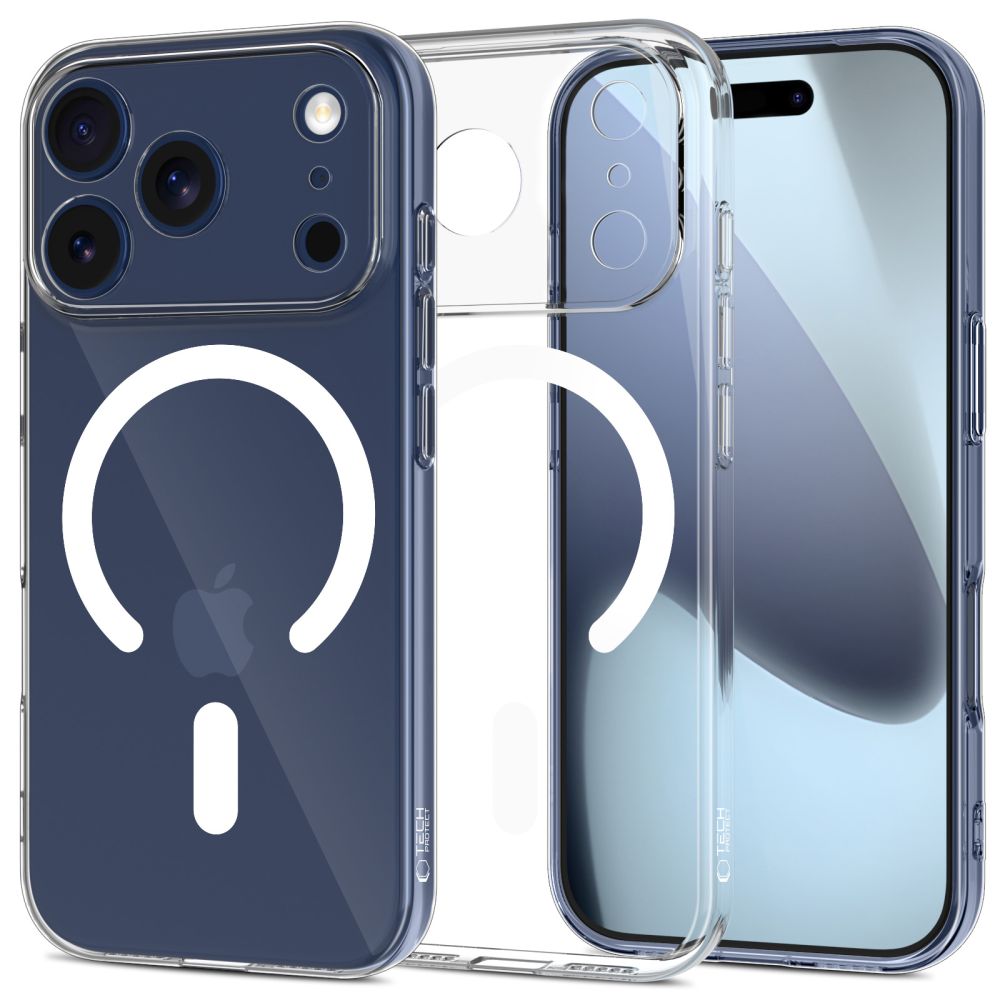 CAPA TECH-PROTECT MAGSAFE IPHONE 17 PRO TRANSPARENTE