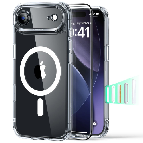 PACK ESR CAPA HYBRID MAGSAFE + PELICULA IPHONE 17 AIR CLEAR