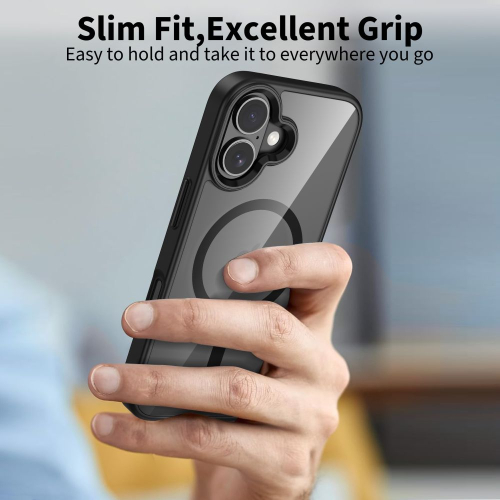 CAPA TECH-PROTECT  MAGSAFE IPHONE 17  BLACK CLEAR