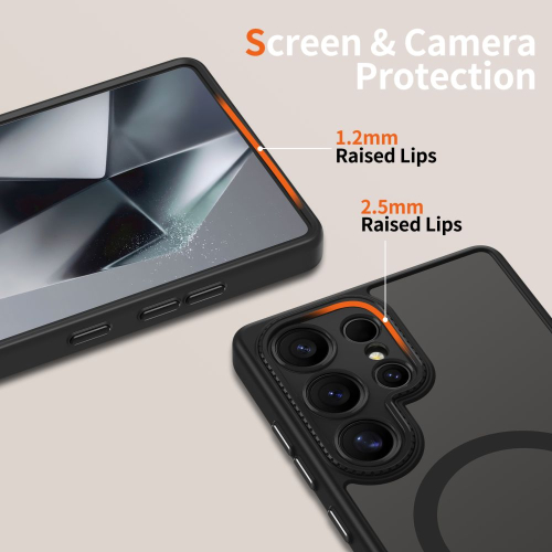 CAPA TECH-PROTECT MAGMAT MAGSAFE SAMSUNG GALAXY S25 ULTRA MATTE BLACK