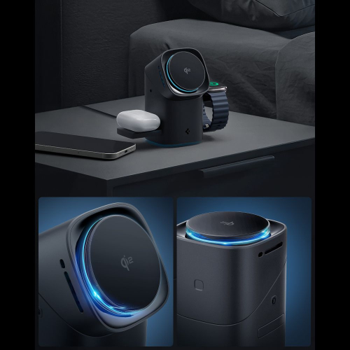 SPIGEN ESSENTIAL QI2 3 EM 1 WIRELESS CHARGER