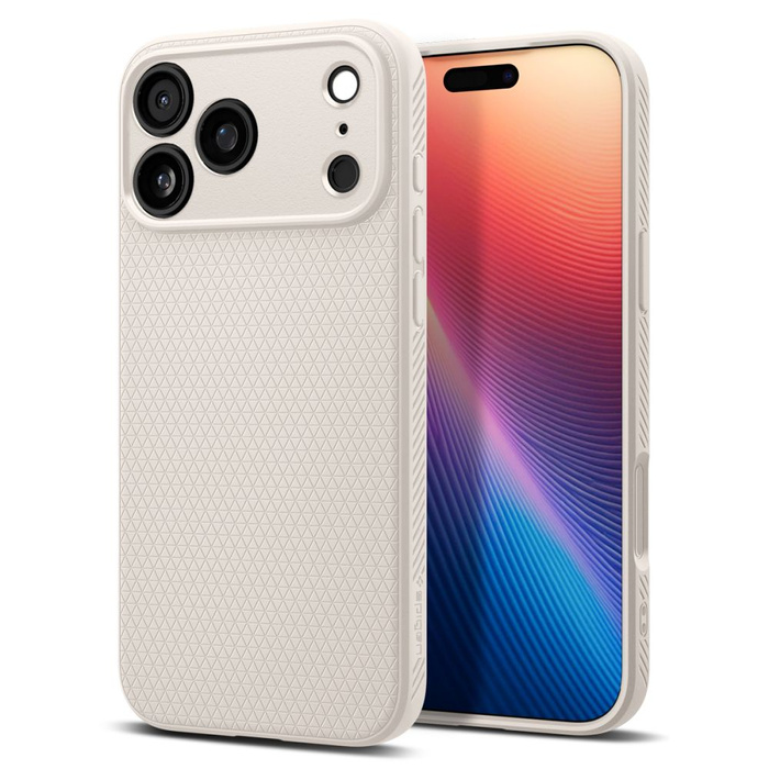 CAPA SPIGEN LIQUID AIR IPHONE 17 PRO NATURAL TITANIUM