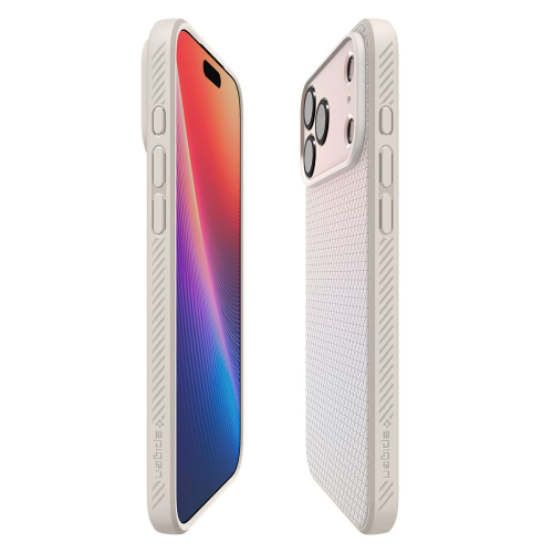 CAPA SPIGEN LIQUID AIR IPHONE 17 PRO NATURAL TITANIUM