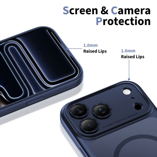CAPA TECH-PROTECT MAGPEAK MAGSAFE CC IPHONE 17 PRO MAX MATTE DEEP BLUE