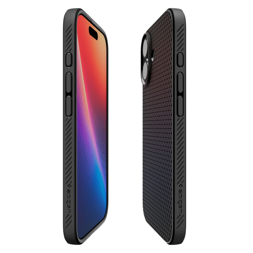 CAPA SPIGEN IPHONE 17 LIQUID AIR MATTE BLACK (ACS10369)