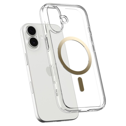CAPA SPIGEN ULTRA HYBRID MAG FIT IPHONE 17 CLEAR GOLD (ACS10382)