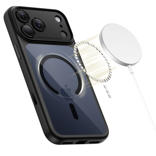 CAPA TECH-PROTECT MAGPEAK MAGSAFE CC IPHONE 17 PRO MAX BLACK CLEAR 