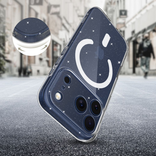 CAPA TECH-PROTECT FLEXAIR MAGSAFE CC IPHONE 17 PRO MAX GLITTER