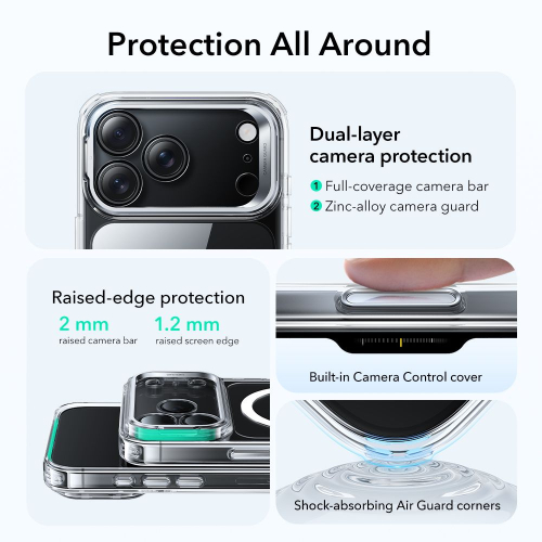 CAPA ESR CLASSIC HYBRID MAGNETIC MAGSAFE IPHONE 17 PRO CLEAR