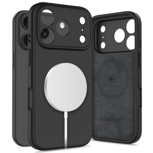 CAPA TECH-PROTECT SILICONE MAGSAFE IPHONE 17 PRO MAX PRETO