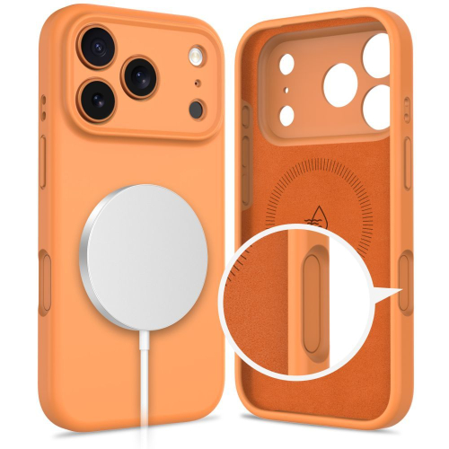 CAPA TECH-PROTECT SILICONE MAGSAFE IPHONE 17 PRO COSMIC ORANGE