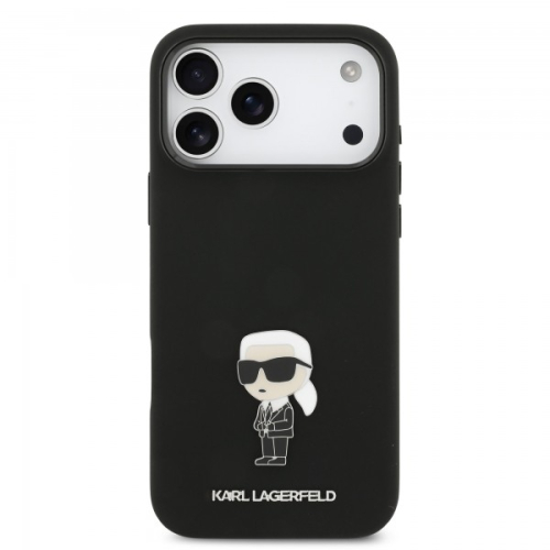 CAPA KARL LAGERFELD IPHONE 17 PRO MAX PRETA
