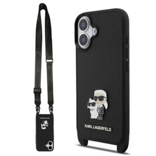 CAPA KARL LAGERFELD IPHONE 17 COM FIO DE OMBRO