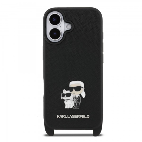 CAPA KARL LAGERFELD IPHONE 17 COM FIO DE OMBRO