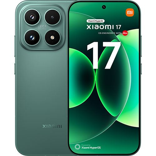XIAOMI 17 12GB/512GB VERDE (3nm 4.6Ghz | 6.3" 1.5K 120Hz | 50MP Leica | 6330mAh 100W)