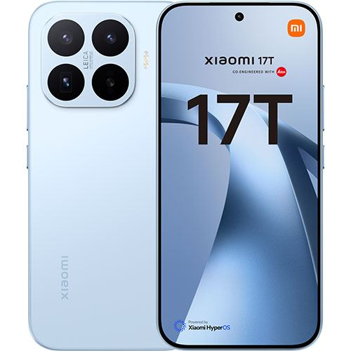 XIAOMI 17T 5G 12GB/256GB AZUL (4nm 3.4Ghz | 6500mAh 67W | 6.59" 1.5K 120Hz | 50MP Leica)