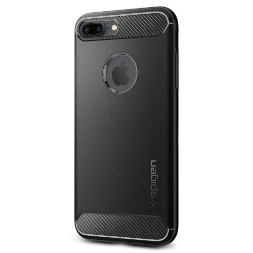 CAPA SPIGEN IPHONE 7/8 PLUS RUGGED ARMOR BLACK (043CS20485)