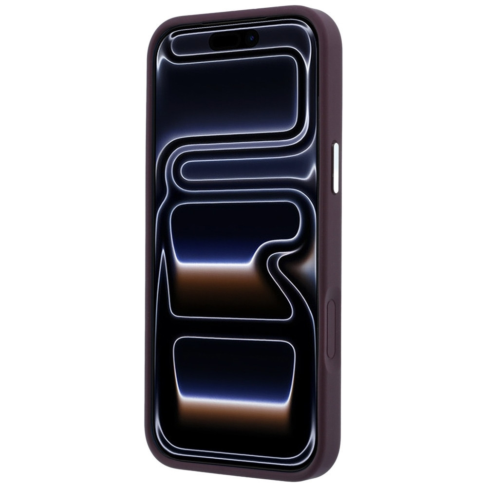 Capa Karl Lagerfeld PU Grained K&CH Heads Ring Stand Magsafe iPhone 17 Pro/18 Pro Bordô