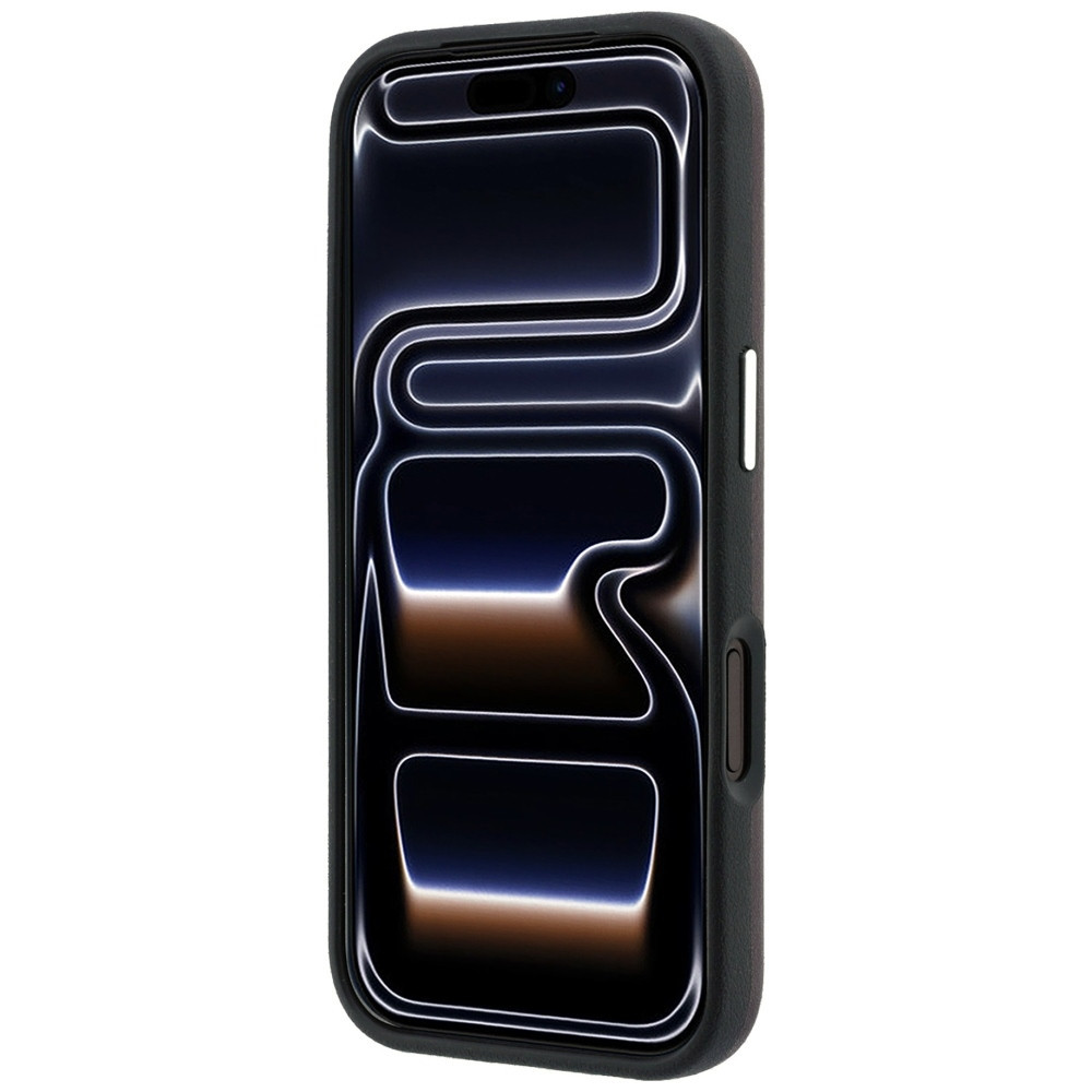 Capa Karl Lagerfeld PU Semi Wrap Smooth Sketch Bodies Magsafe iPhone 17 Pro/ 18 Pro Bordô