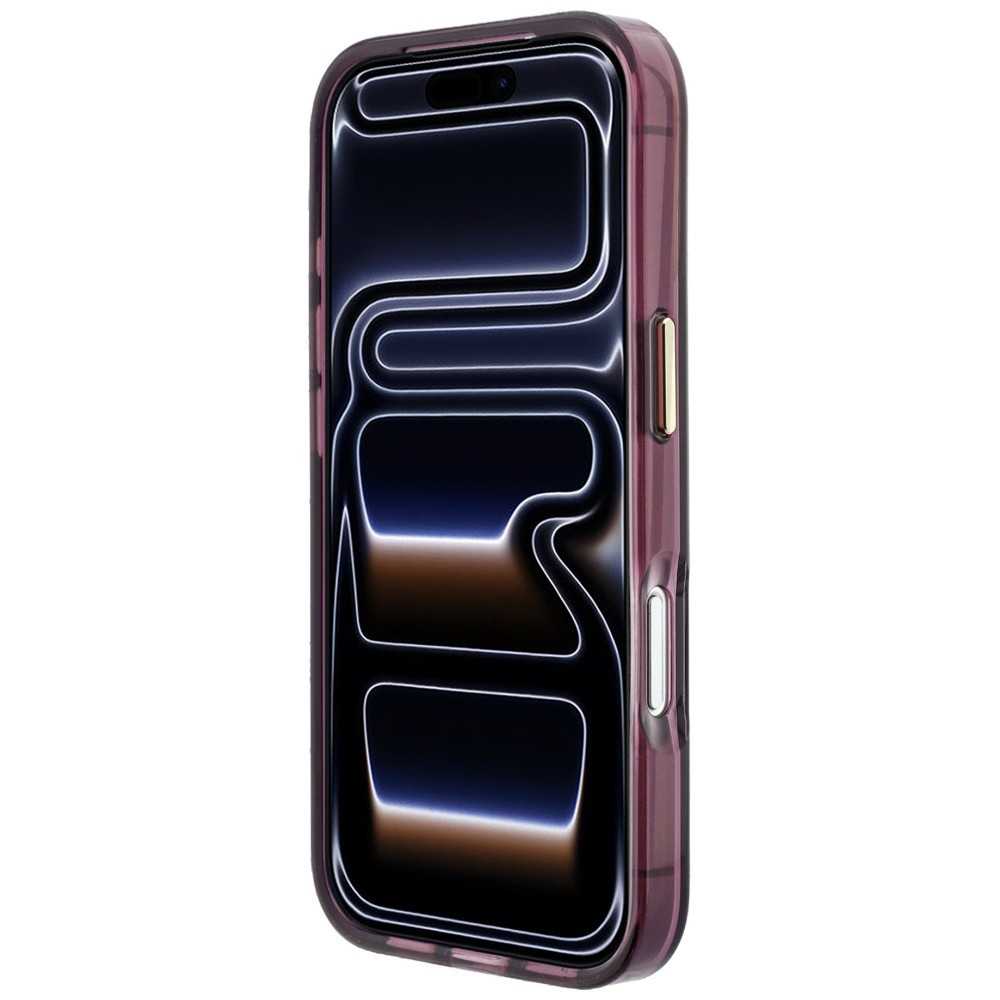 Capa Karl Lagerfeld IML Choupette Peekaboo Magsafe iPhone 17 Pro Max/ 18 Pro Max Bordô