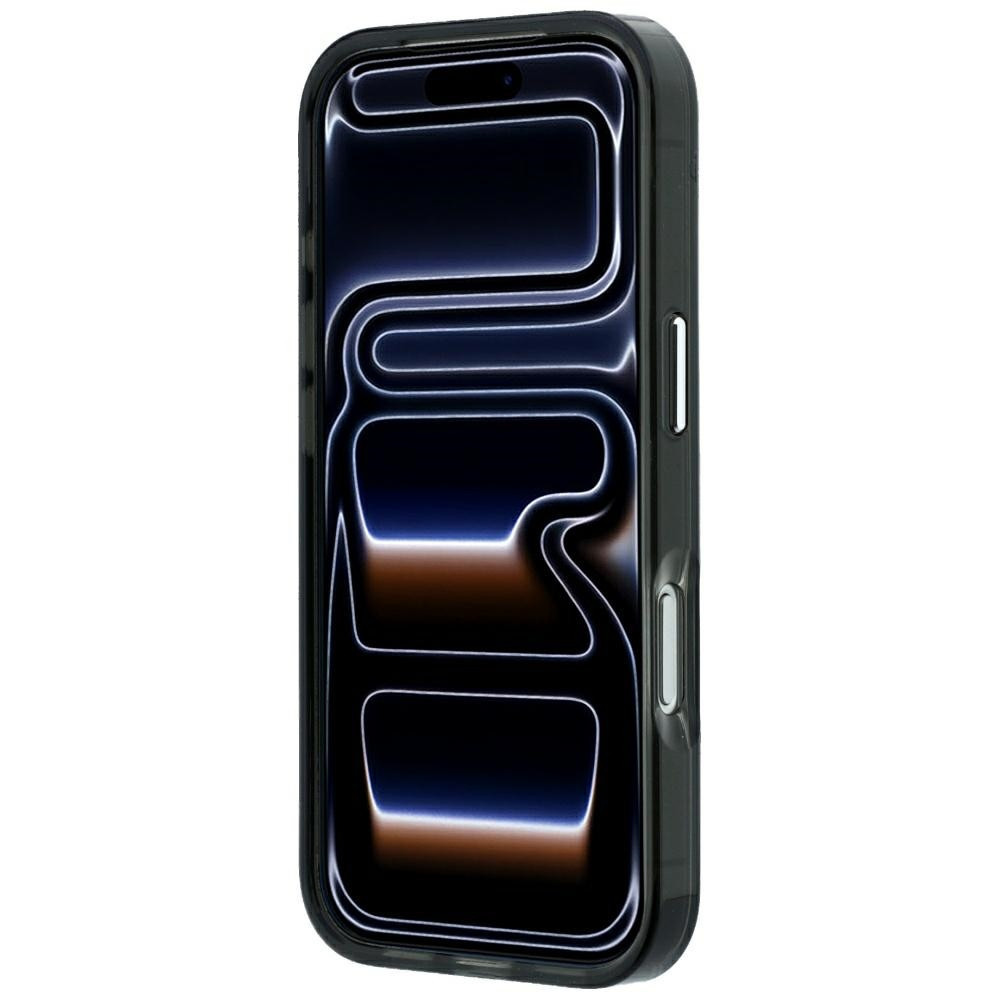 Capa Karl Lagerfeld PU Semi Wrap Smooth Sketch Bodies Magsafe iPhone 17 Pro Max/ 18 Pro Max Preto