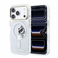 Capa Karl Lagerfeld IML Choupette Peekaboo Magsafe iPhone 17 Pro Max/ 18 Pro Max Transparente