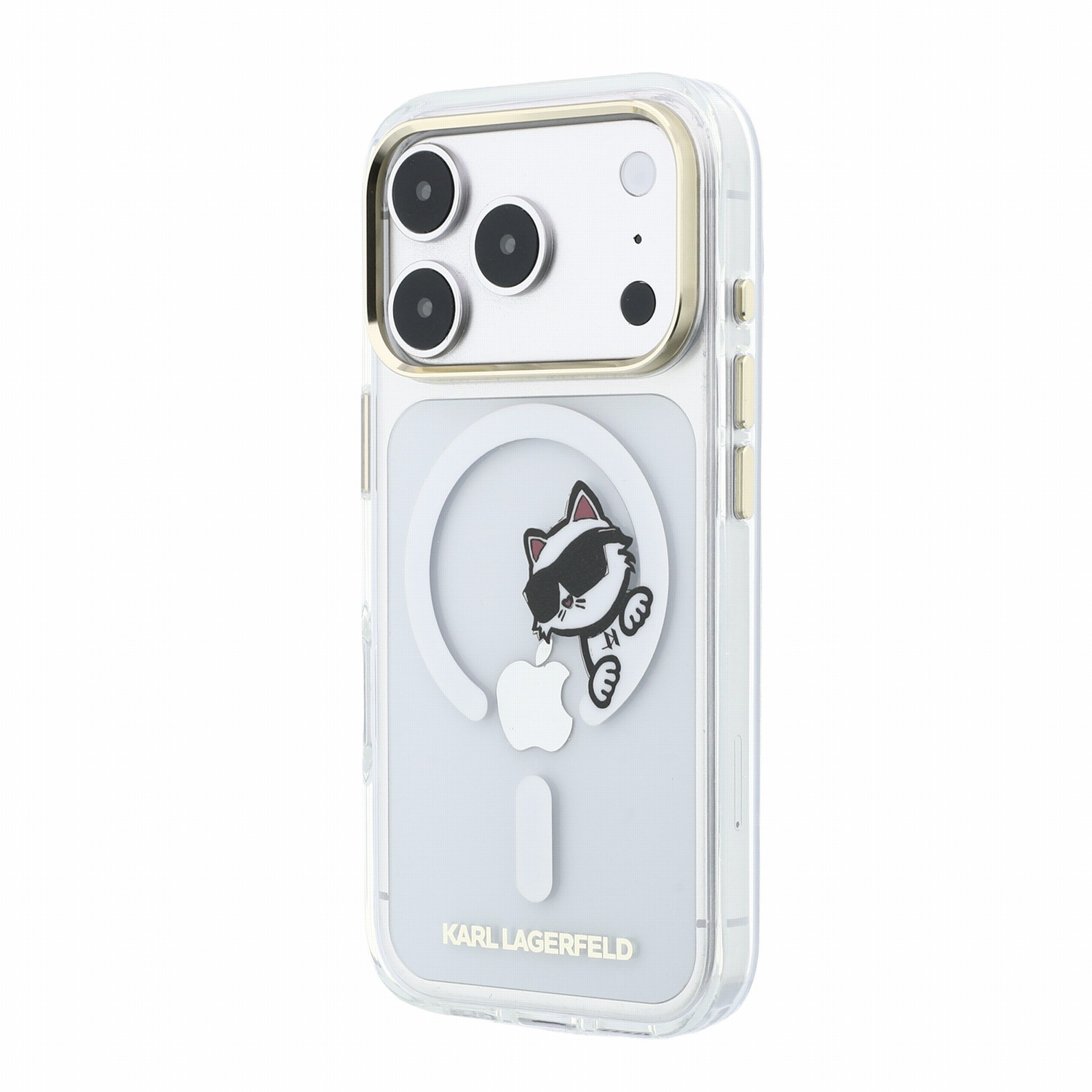 Capa Karl Lagerfeld IML Choupette Peekaboo Magsafe iPhone 17 Pro Max/ 18 Pro Max Transparente