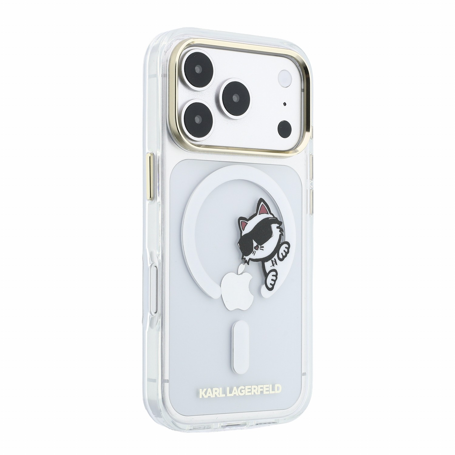 Capa Karl Lagerfeld IML Choupette Peekaboo Magsafe iPhone 17 Pro Max/ 18 Pro Max Transparente