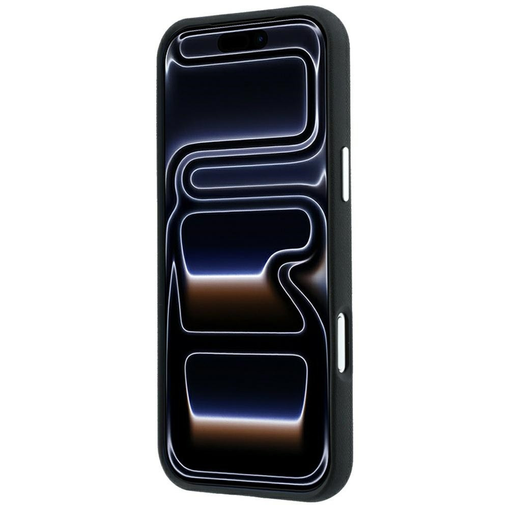 Capa Karl Lagerfeld PU Semi Wrap Saffiano K&CH Heads iPhone 17 Pro Max/ 18 Pro Max Preto