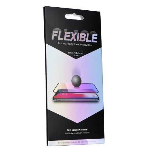 PELICULA VIDRO 5D NANO FLEXIBLE FULL GLUE BLACK IPHONE 7/8 PLUS