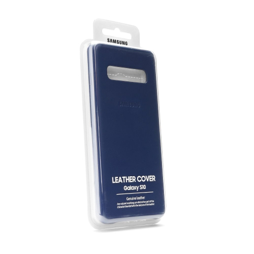 CAPA SAMSUNG GALAXY S10e LEATHER COVER BLUE (EF-VG970LNEGWW)