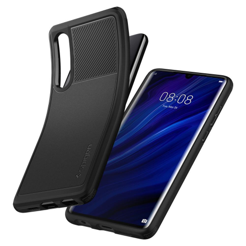 CAPA SPIGEN HUAWEI P30 RUGGED ARMOR BLACK (L38CS25735)