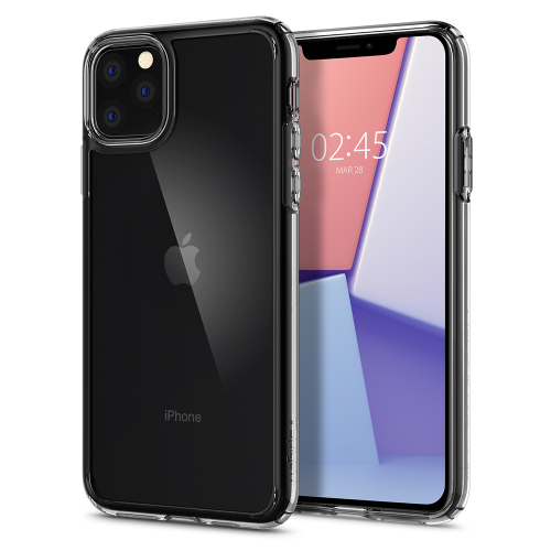 CAPA SPIGEN IPHONE 11 PRO MAX ULTRA HYBRID MATTE BLACK (075CS27136)