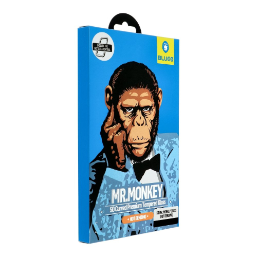 PELICULA DE VIDRO MR.MONKEY 5D HOT BENDING (2X STONGER) BLACK IPHONE X/XS/11 PRO