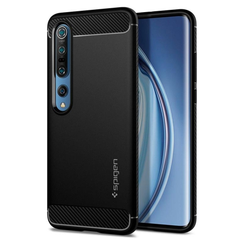 CAPA SPIGEN RUGGED ARMOR XIAOMI MI 10/MI 10 PRO RUGGED ARMOR MATTE BLACK (ACS00862)