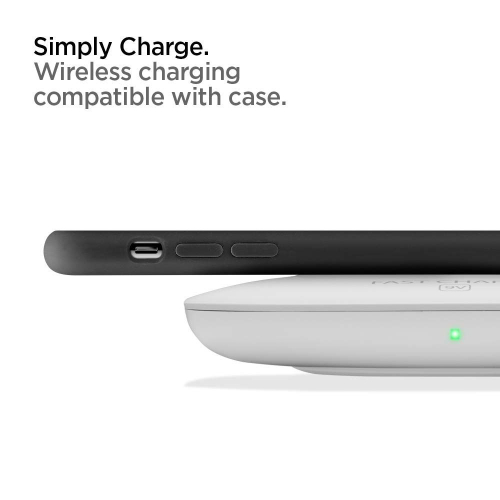 CAPA SPIGEN IPHONE XS MAX SILICONE FIT BLACK (065CS25653)