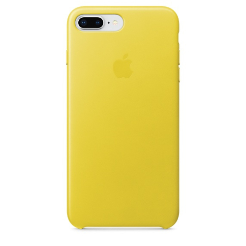 CAPA APPLE IPHONE 7/ 8 PLUS LEATHER SPRING YELLOW - MRGC2ZM/A (EMBALAGEM DANIFICADA)