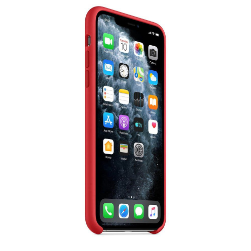 CAPA APPLE IPHONE 11 PRO SILICONE RED - MWYH2ZM/A (EMBALAGEM DANIFICADA)