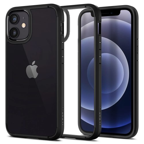 CAPA SPIGEN ULTRA HYBRID BLACK PHONE 12 MINI (ACS01746)