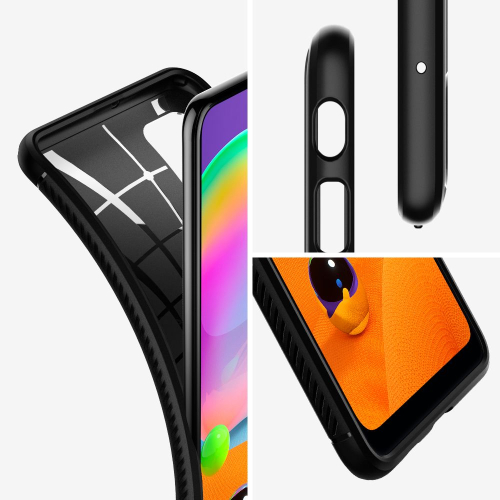 CAPA SPIGEN RUGGED ARMOR GALAXY A31 BLACK (ACS00878)