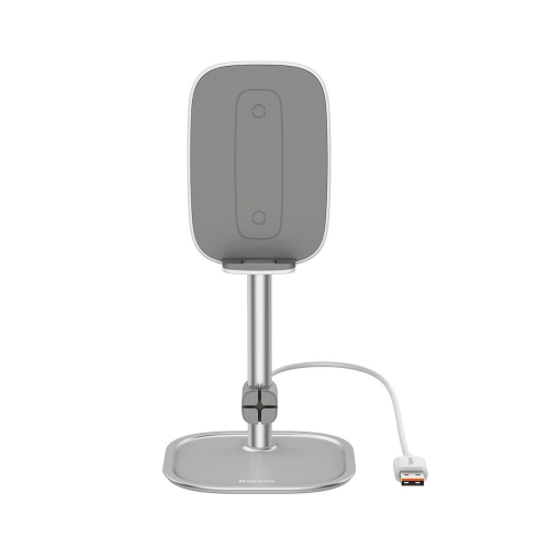 SUPORTE BASEUS DESKTOP BRACKET TELESCOPIC WIRELESS CHARGING 15W