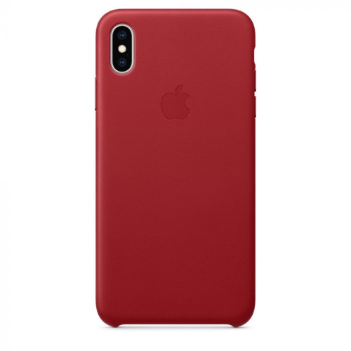 CAPA APPLE IPHONE XS MAX LEATHER RED  - MRWQ2ZM/A (EMBALAGEM DANIFICADA)